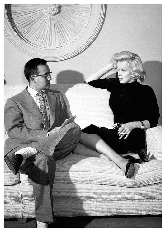Classic Marilyn Monroe Black & White Poster